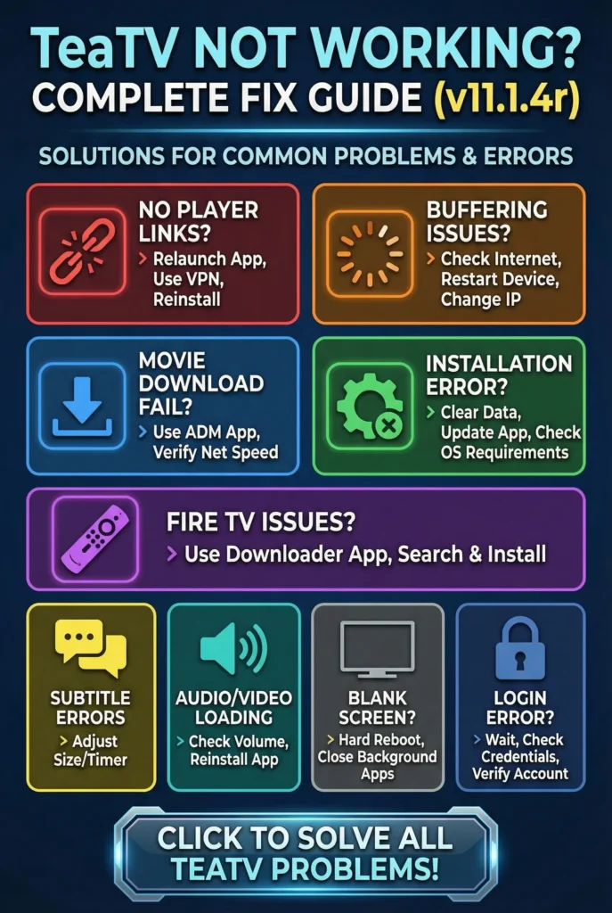 The Tea TV Is Not Working How To Fix Problems?