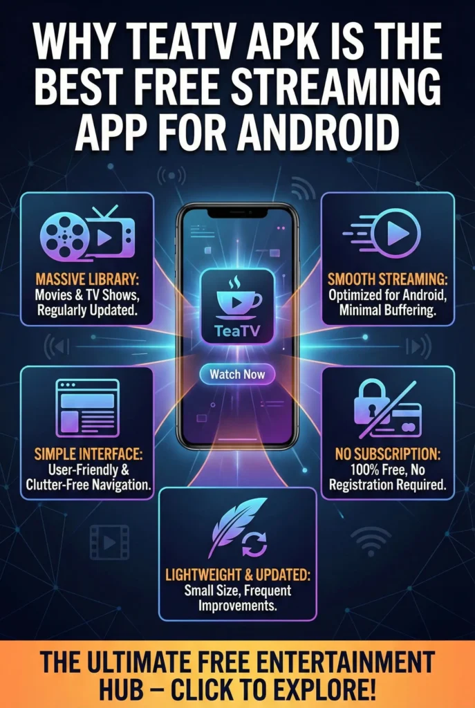 Why TeaTV Apk Is the Best Free Streaming App for Android